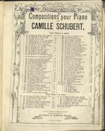 Les Lanciers Parisiens. Nouveau Quadrille des Lancieers par Camille Schubert op 231.